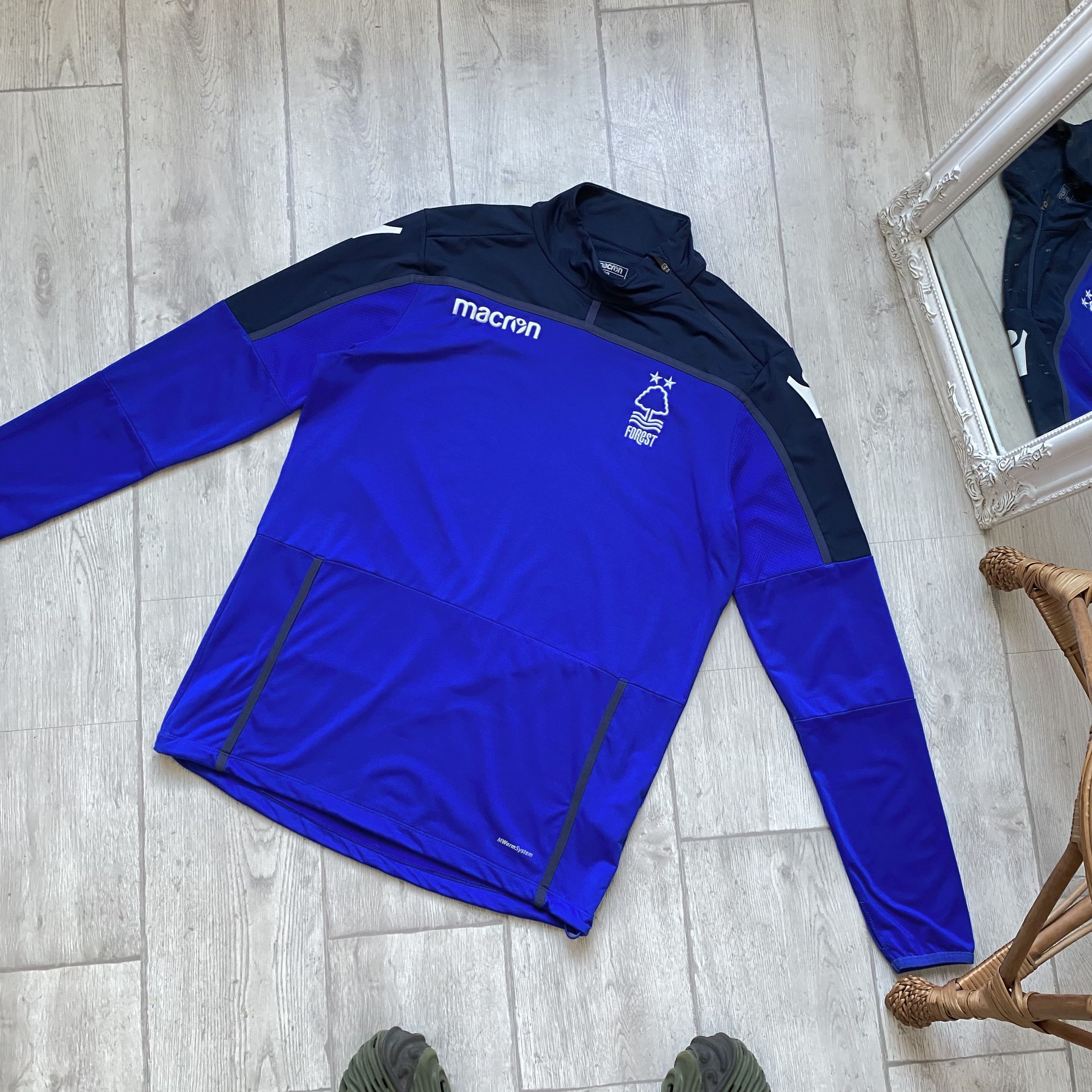 Nike ⚽️ Blokcore Nottingham Forest jersey track top longsleeve Size US XL / EU 56 / 4 - 9 Thumbnail