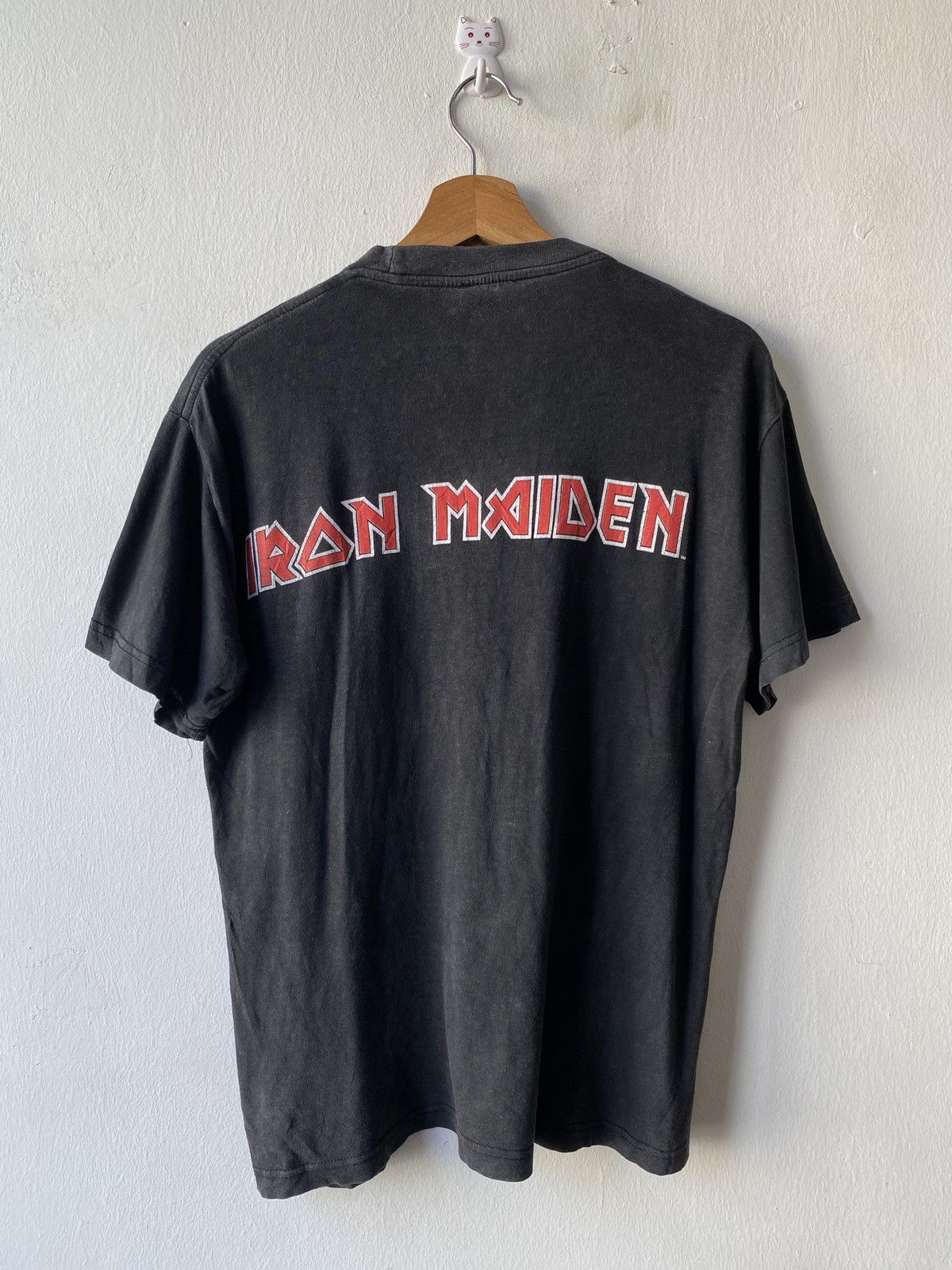 Band Tees × Iron Maiden × Vintage Vintage 80’s Iron Maiden Killers Album Distressed Band Tee Size US M / EU 48-50 / 2 - 6 Thumbnail