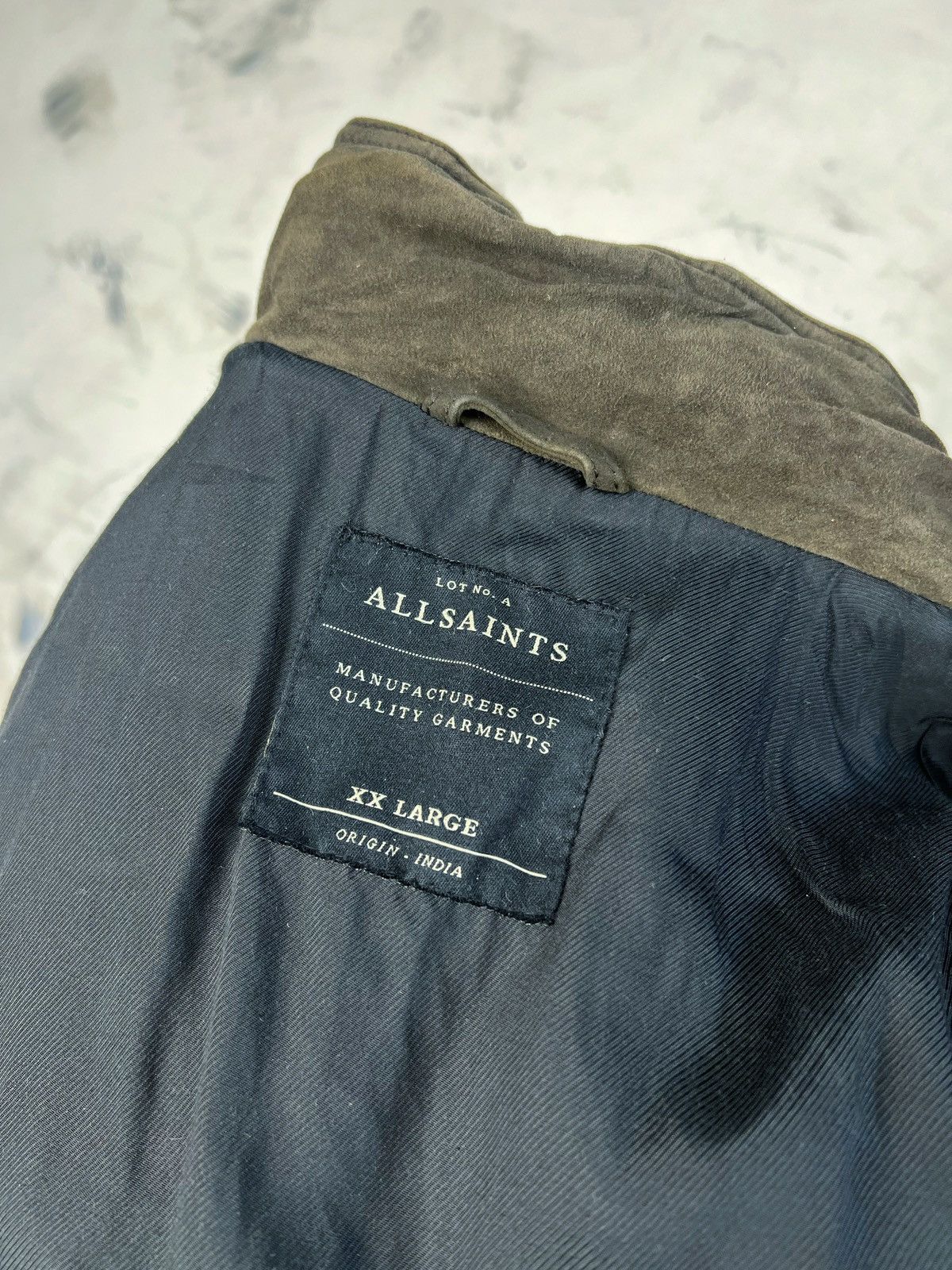Allsaints Allsaints Suede Biker Jacket Size XL – XXL Size US XXL / EU 58 / 5 - 9 Thumbnail