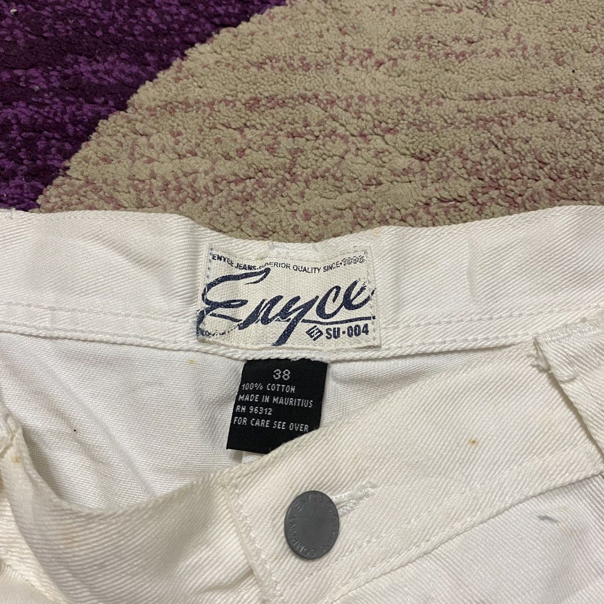Enyce Vintage Y2K Enyce Baggy White Jorts Size US 38 / EU 54 - 5 Thumbnail