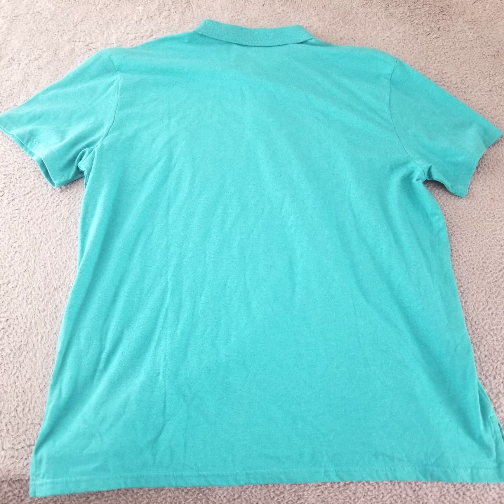 Vintage St Johns Bay Polo Shirt Mens XL Aqua Blue Performance Knit Casual Golf Rugby Shirt Size US XL / EU 56 / 4 - 5 Thumbnail