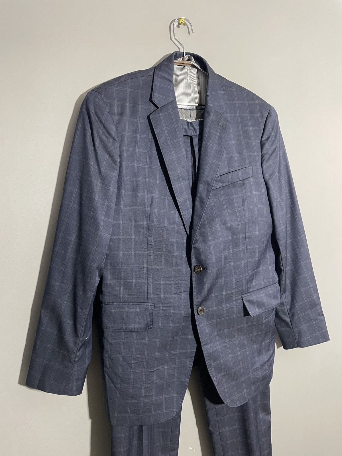 Todd Snyder Todd Snyder Mayfair Fit Check pattern wool mens suit Size 42R - 2 Thumbnail