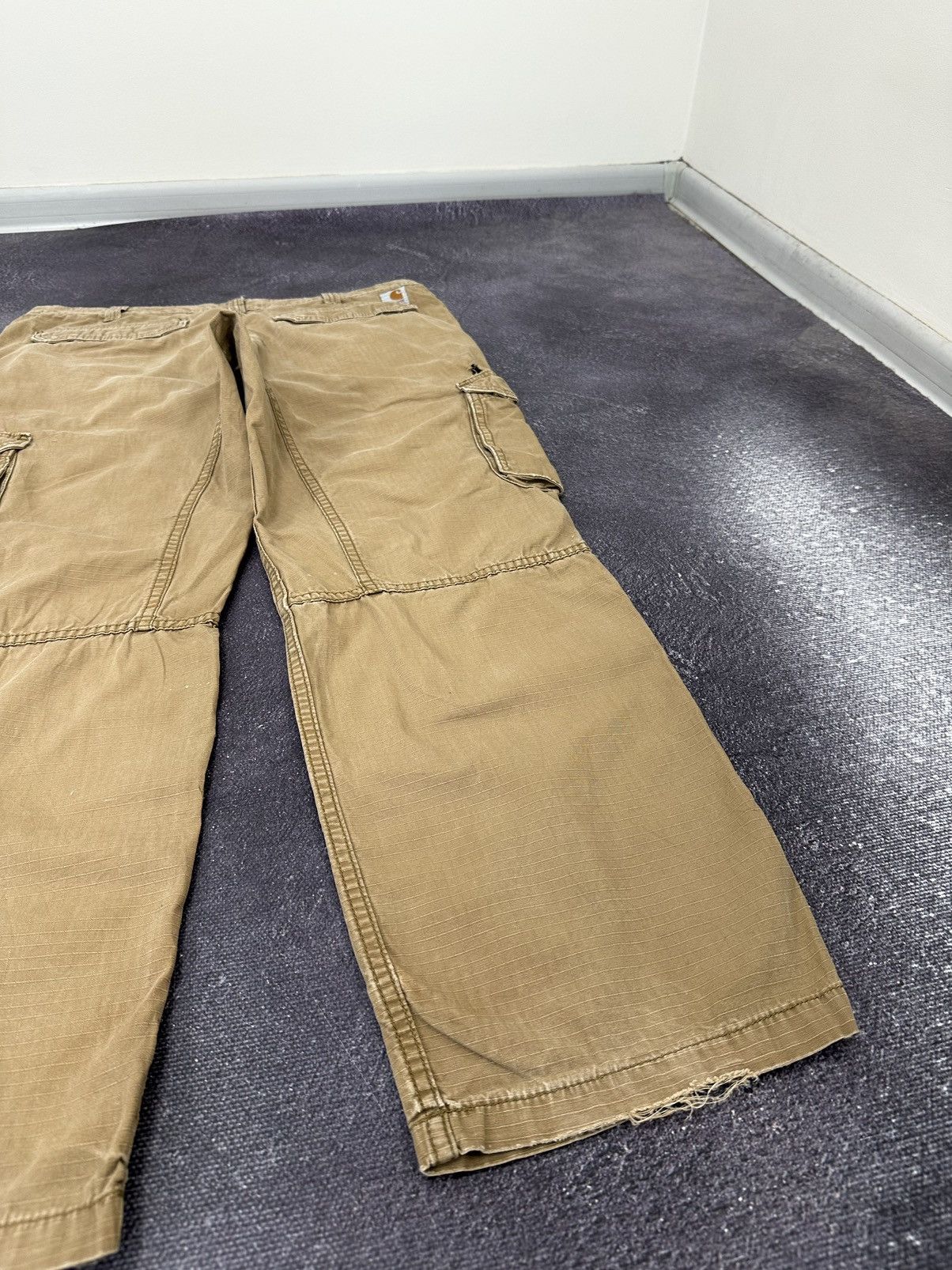 Carhartt Vintage Carhartt Cargo Baggy Distressed Opium USA Work Pants Size US 38 / EU 54 - 4 Thumbnail