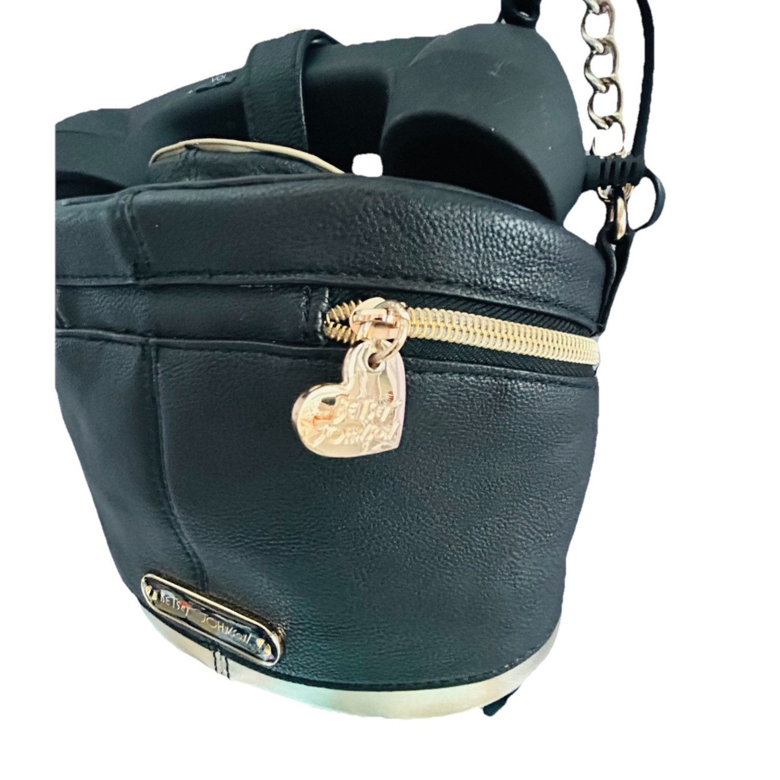 Betsey Johnson Betsey Johnson Telephone Bag BLACK Shoulder Crossbody Purse Size ONE SIZE - 4 Thumbnail