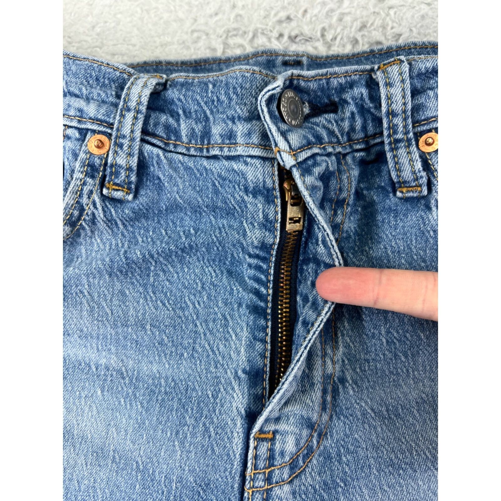 Levi's Levis Jeans Adult 32 Blue Denim 514 Premium Cotton Blend 31x30 Pants Size US 32 / EU 48 - 5 Thumbnail