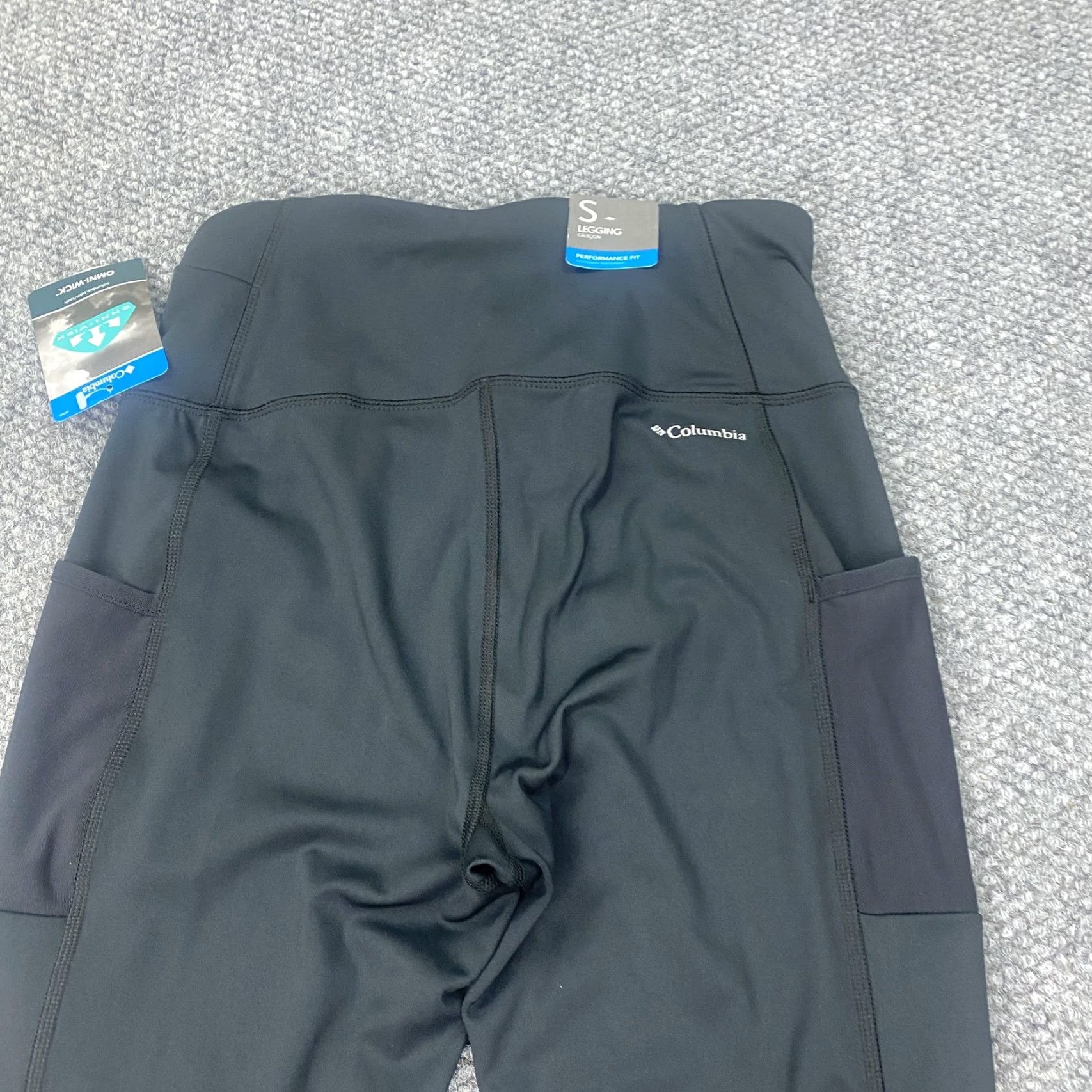 Vintage Columbia Leggings Womens Small Black Windgates High-Rise Omni-Wick Performance Athleisure Jogging & Running Hiking Gym Size 28" / US 6 / IT 42 - 6 Thumbnail