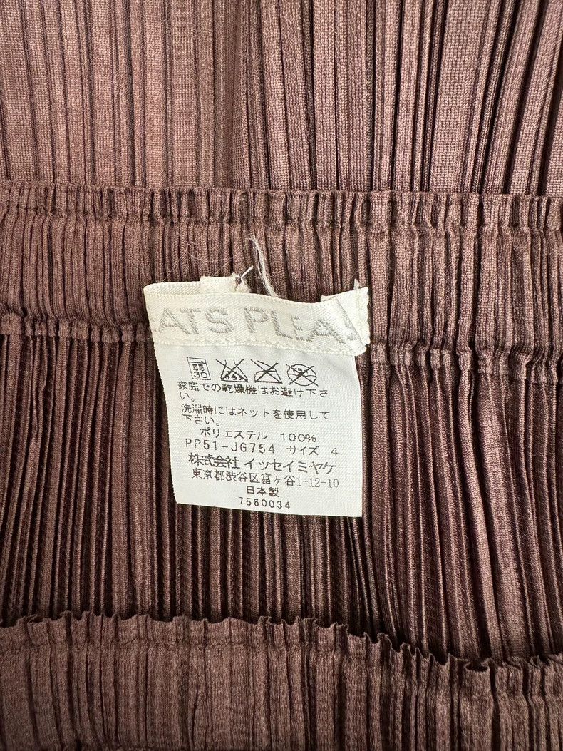Issey Miyake issey miyake size:4 Purple pleated skirt Size 42" / US 20 - 6 Thumbnail