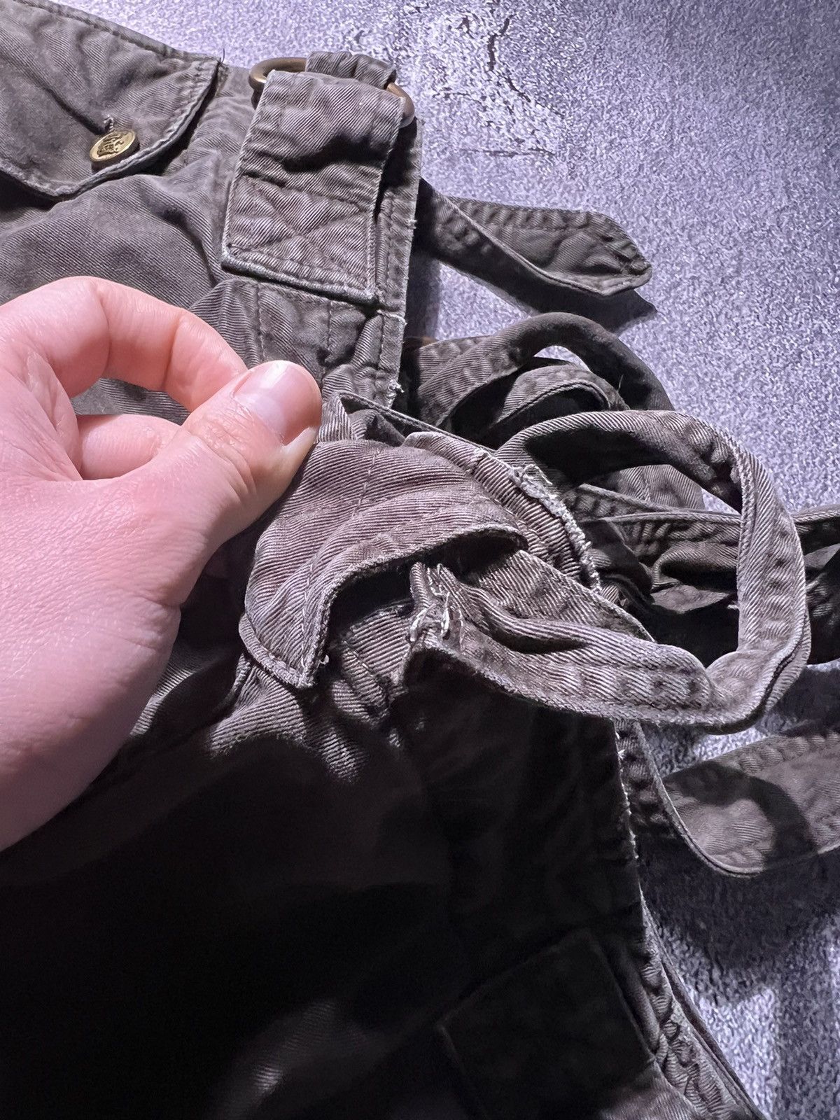 Versace 90's Versace Army-Military Y2k Cargo Overall Size US 34 / EU 50 - 20 Thumbnail