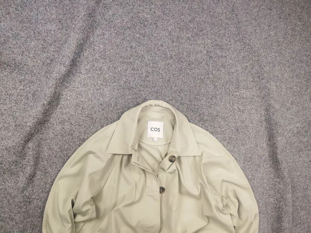 Cos Cos oversized voluminous car coat Light Green Trench Jacket Size M / US 6-8 / IT 42-44 - 2 Thumbnail