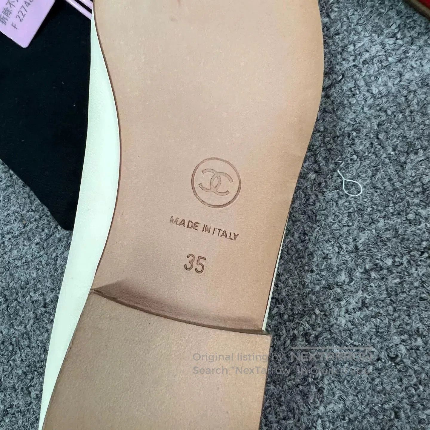 Chanel Chanel Spliced Bow Ballet Flats. Size US 4 / IT 34 - 7 Thumbnail