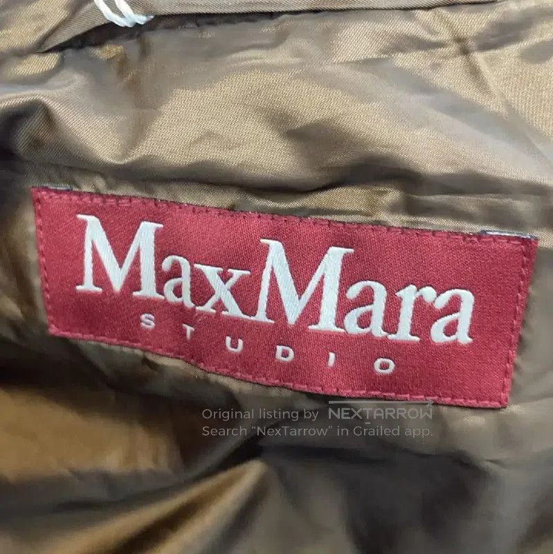 Max Mara MaxMara Gold Polyester Women's Cotton Puffer Coat . Size XS / US 0-2 / IT 36-38 - 3 Thumbnail