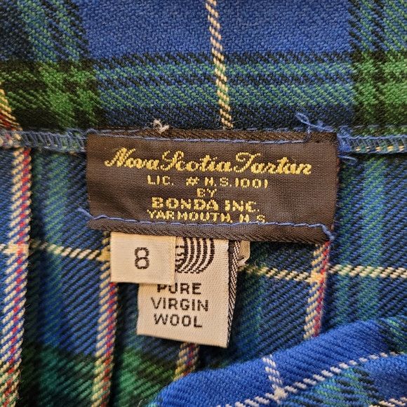 Vintage Vintage Bonda Nova Scotia Tartan Wool Dress Kilt- Size 8/26" Size 26" / US 2 / IT 38 - 7 Thumbnail