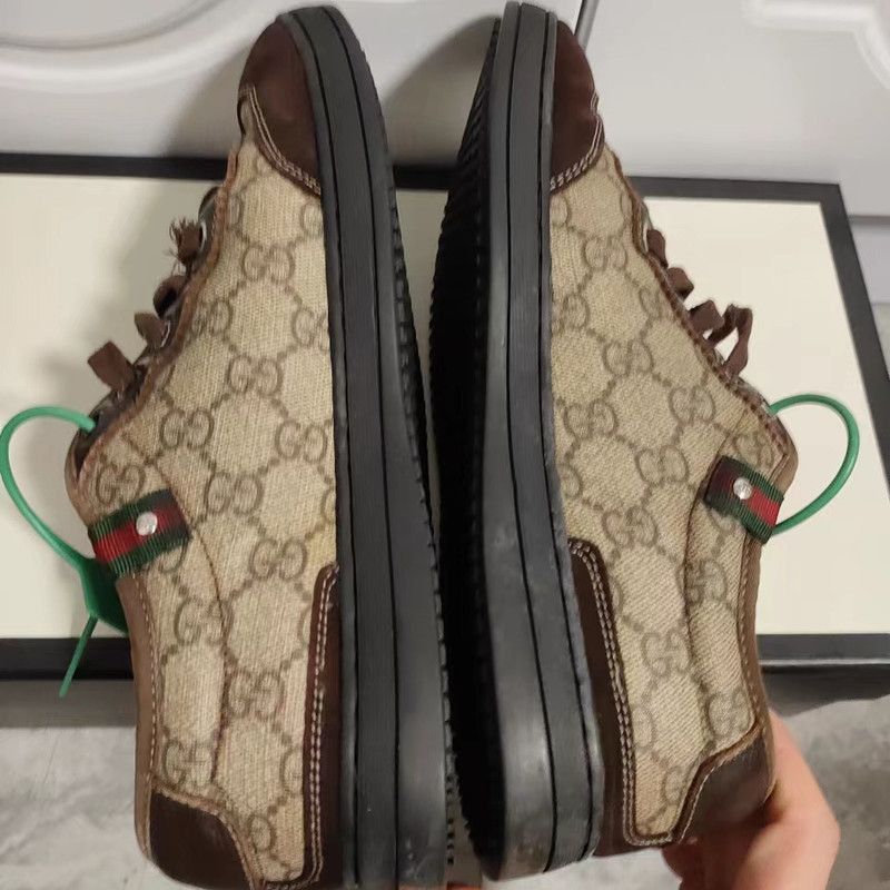 Gucci Gucci GG Suede Casual Sneakers in Dark Brown -2508 Size US 7.5 / EU 40-41 - 7 Thumbnail