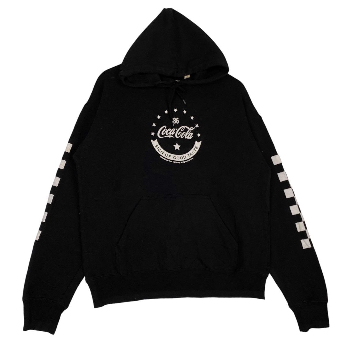 Coca Cola × Vintage Vintage Coca Cola Printed Hoodie Sweater Black Pullover Size US L / EU 52-54 / 3 - 3 Thumbnail