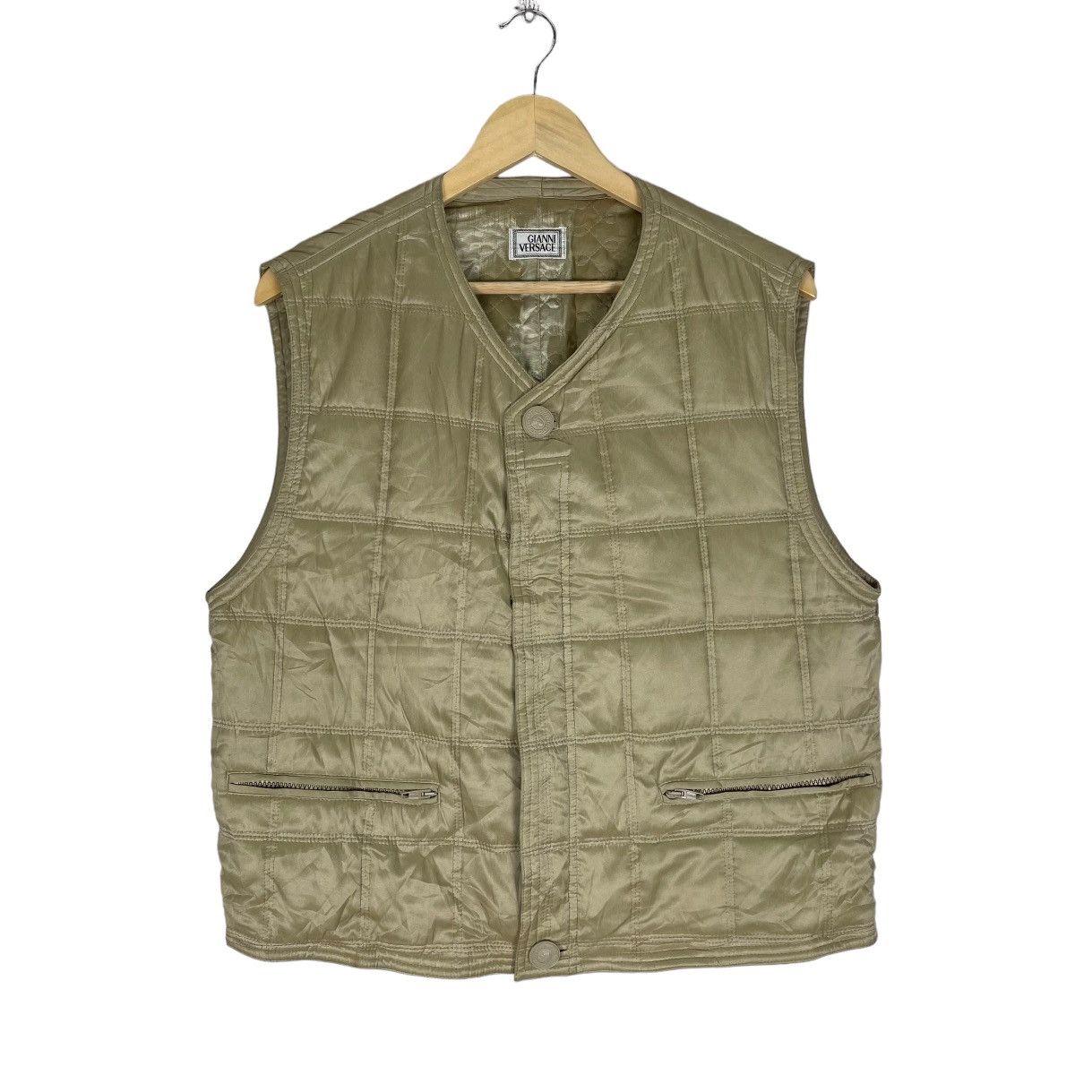 🌟GIANI VERSACE PUFFER LIGHT ZIPPER VEST