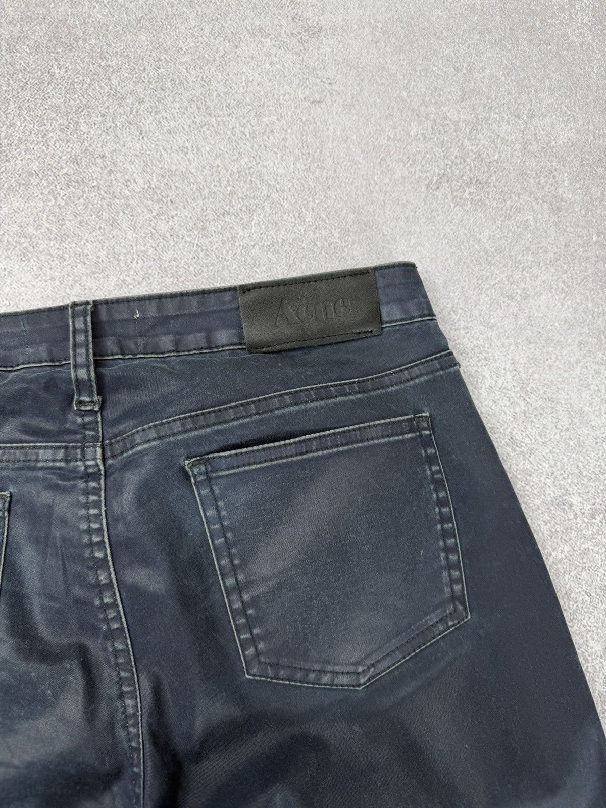 Acne Studios Acne Kex Plant Navy Denim Pants Size 29x32 Size US 29 - 11 Thumbnail