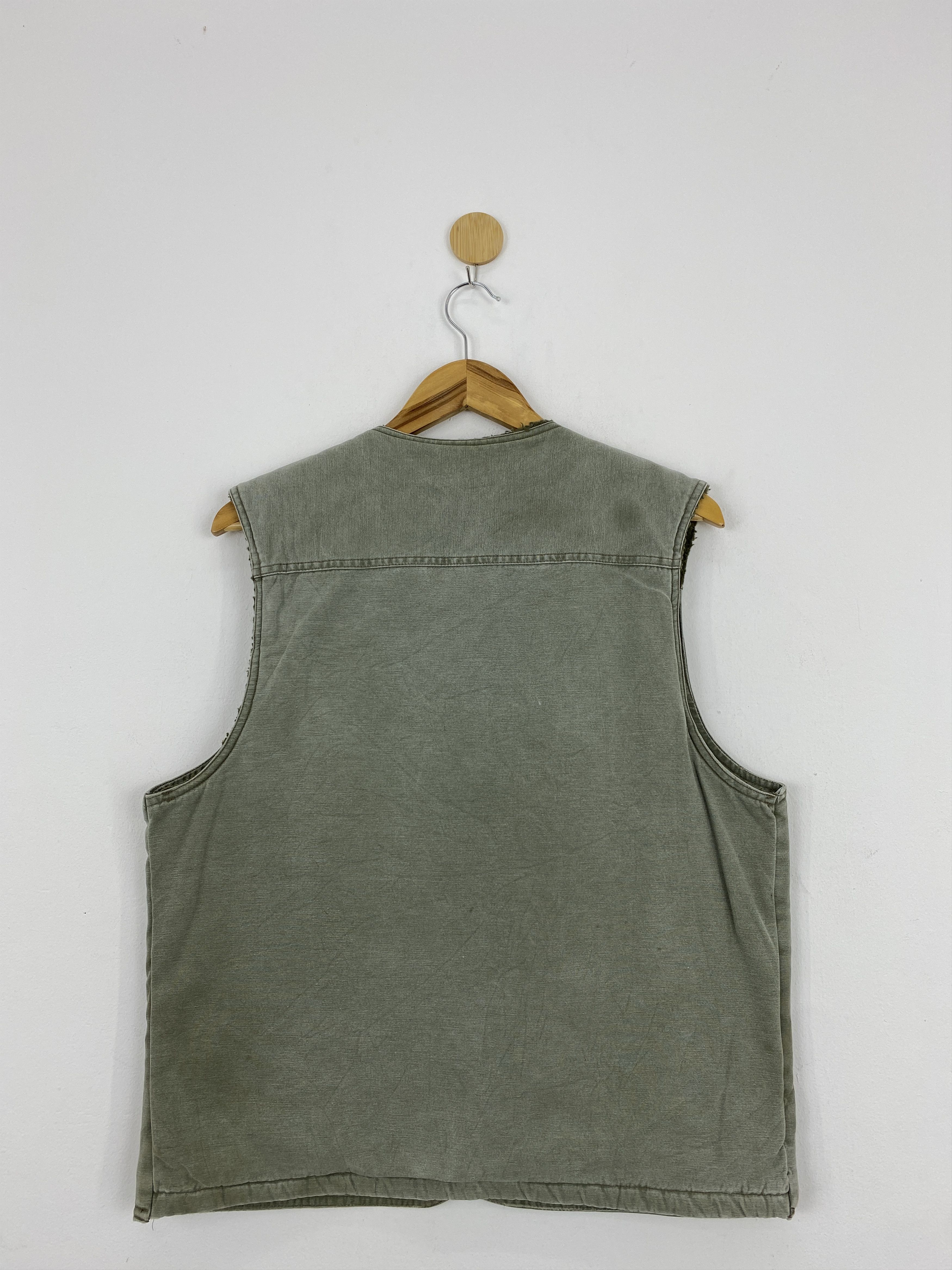 Japanese Brand Vintage US Joan Multi Pocket Sherpa Vest J1759 Size US XL / EU 56 / 4 - 3 Thumbnail
