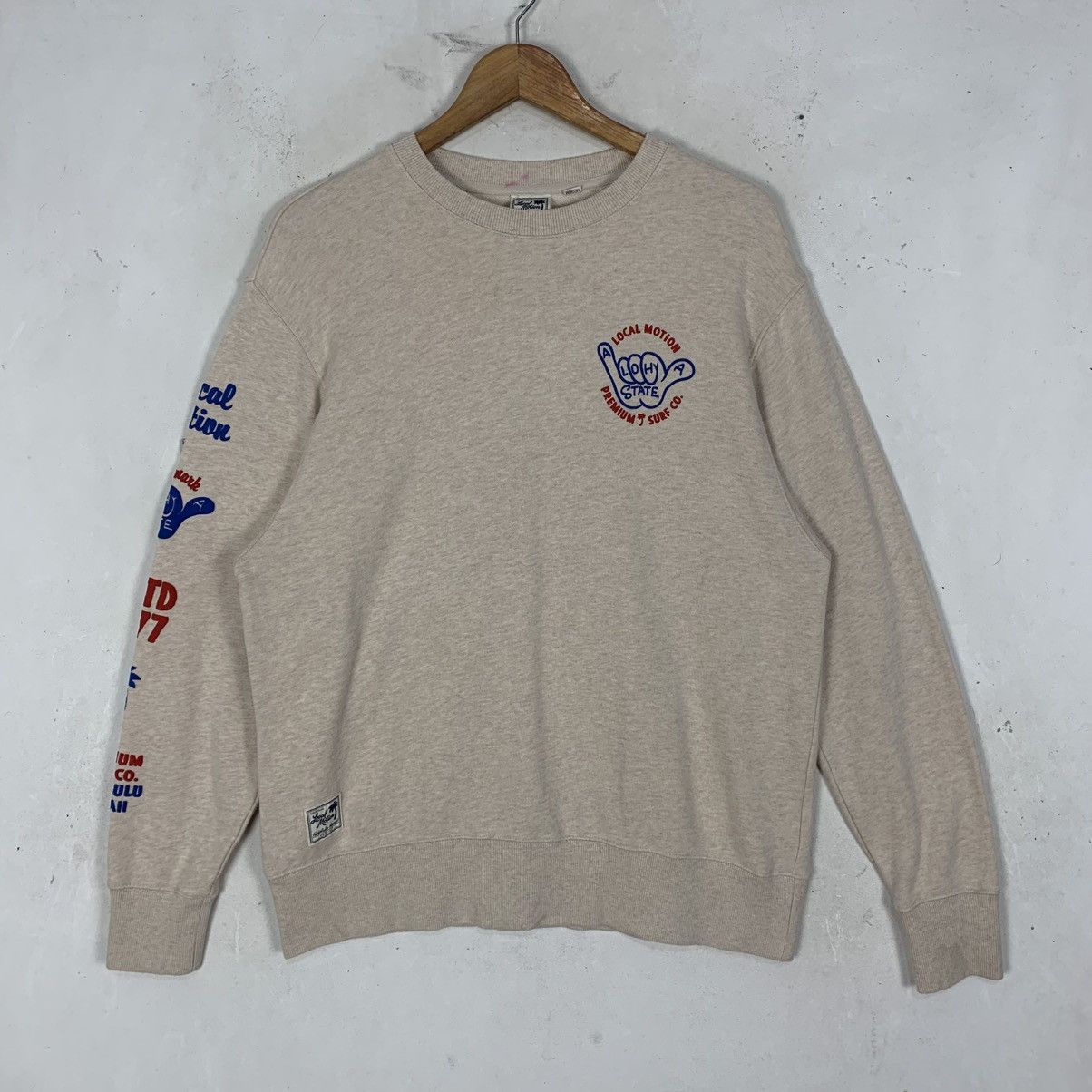 Vintage Local Motion Brand Street Wear JapaneseBrand Sweatshirt Size US M / EU 48-50 / 2 - 1 Thumbnail