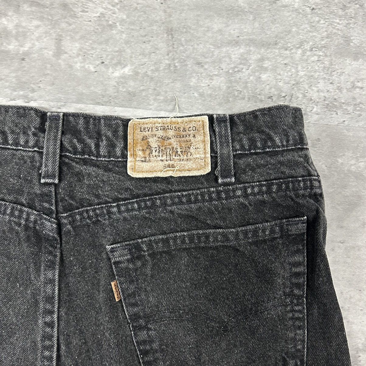 Levi's × Vintage Crazy black faded Levi’s jeans size 38 Size US 38 / EU 54 - 6 Thumbnail