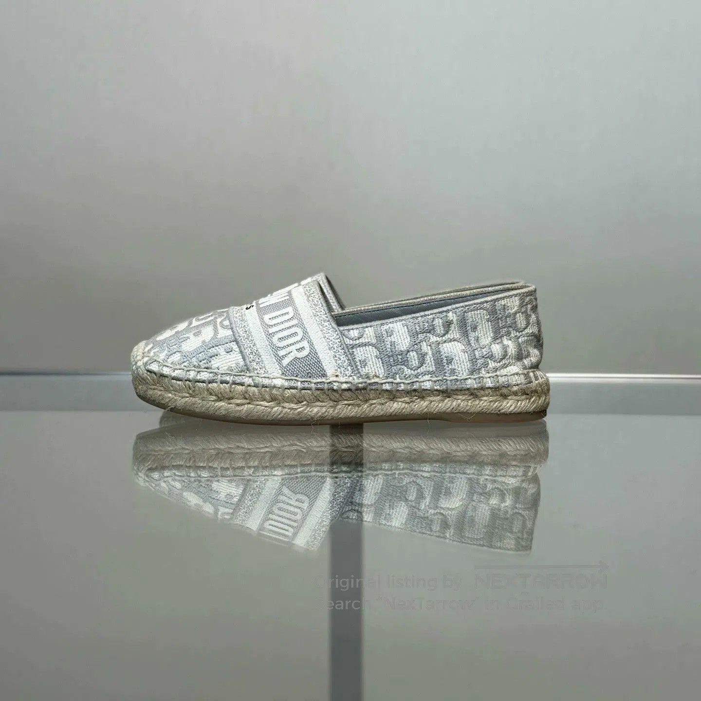 Dior Dior Gray Monogram Fisherman Shoes. Size US 4 / IT 34 - 5 Thumbnail