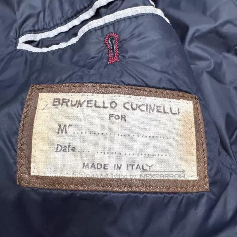 Brunello Cucinelli Brunello Cucinelli Brown Leather Pilot Jacket Size US XL / EU 56 / 4 - 4 Thumbnail