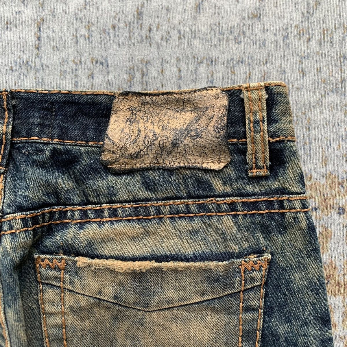 Japanese Brand Rare Japanese Brand DPSR Mud Wash Distressed Jeans Size US 32 / EU 48 - 9 Thumbnail