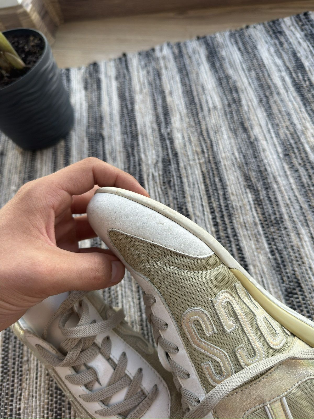 Dirk Bikkembergs Dirk Bikkembergs Vintage Leather Trainer Sneakers Shoes Size US 6 / IT 36 - 10 Thumbnail