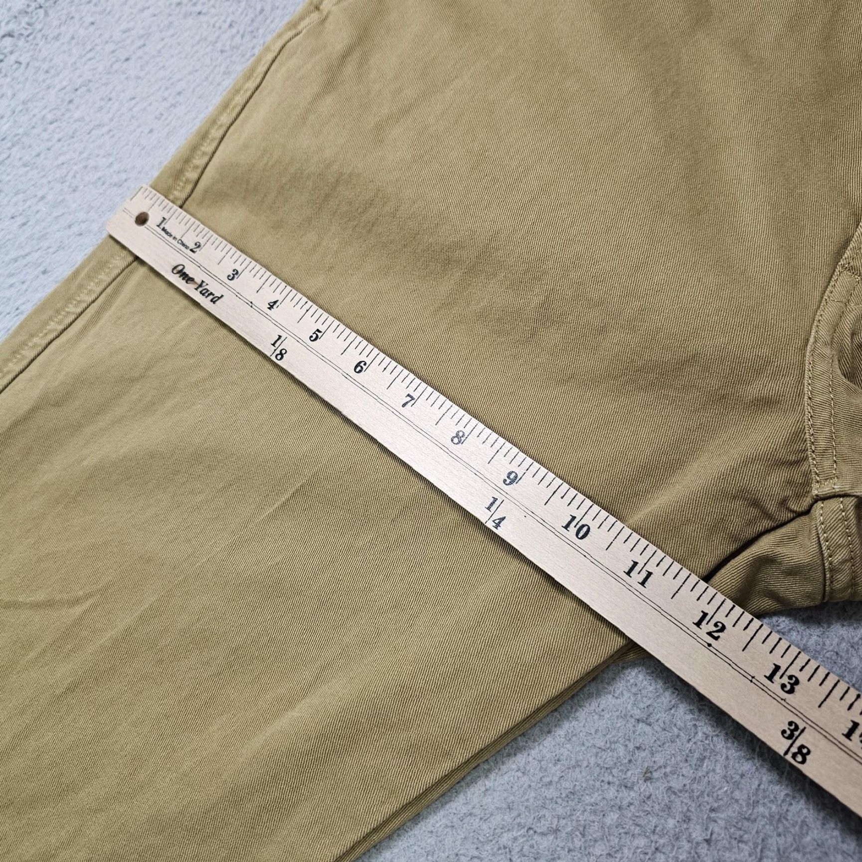 Levi's Levi's XX Chino Pants Mens 34x27 Khaki Flat Front Straight Casual Size US 34 / EU 50 - 4 Thumbnail