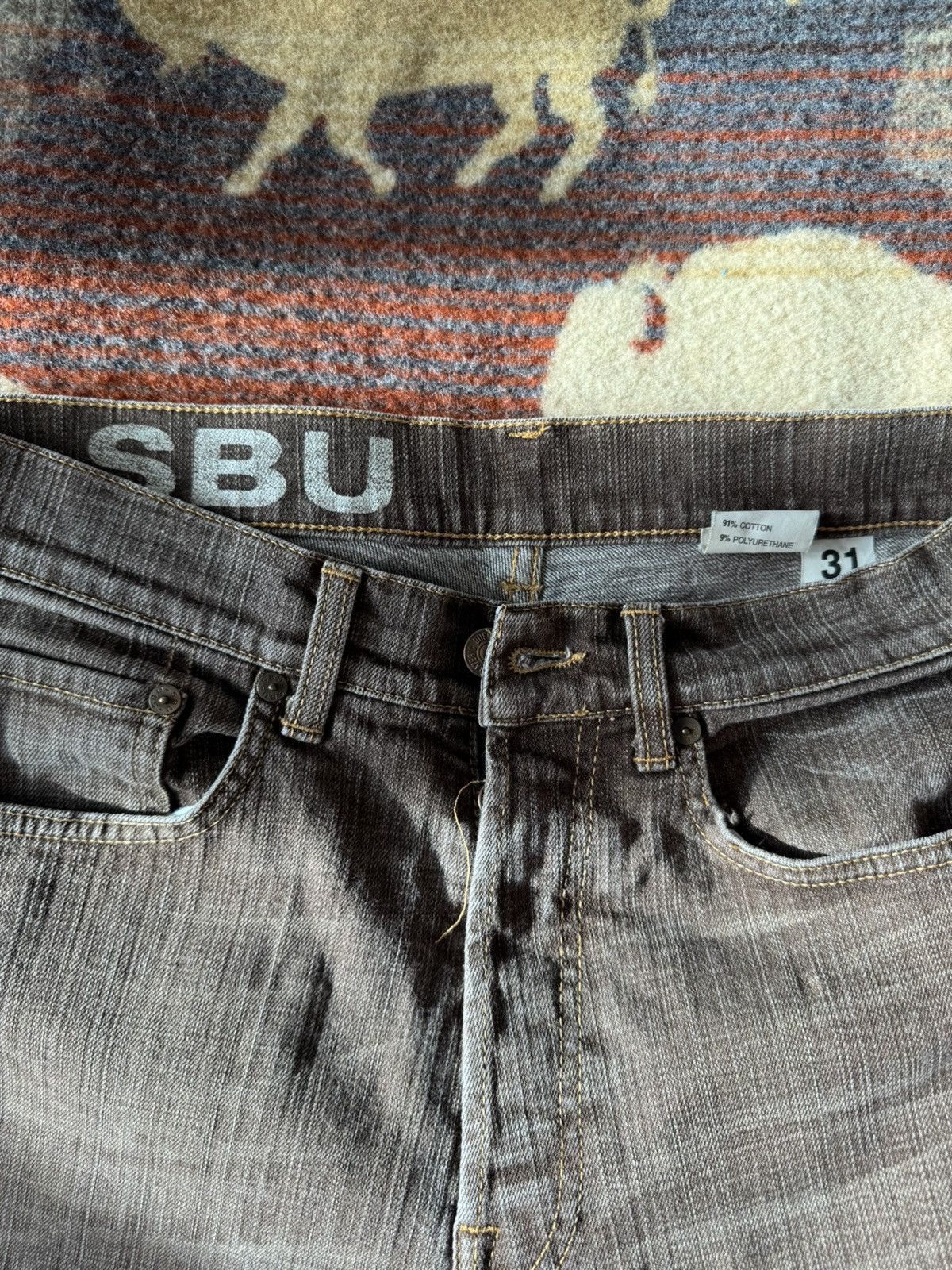 SBU Strategic Business Unit Brown Denim Size US 31 - 2 Thumbnail