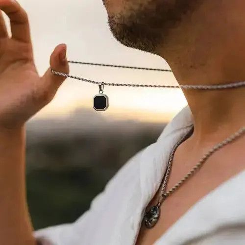 VIBE Men's chain with pendant Size ONE SIZE - 3 Thumbnail