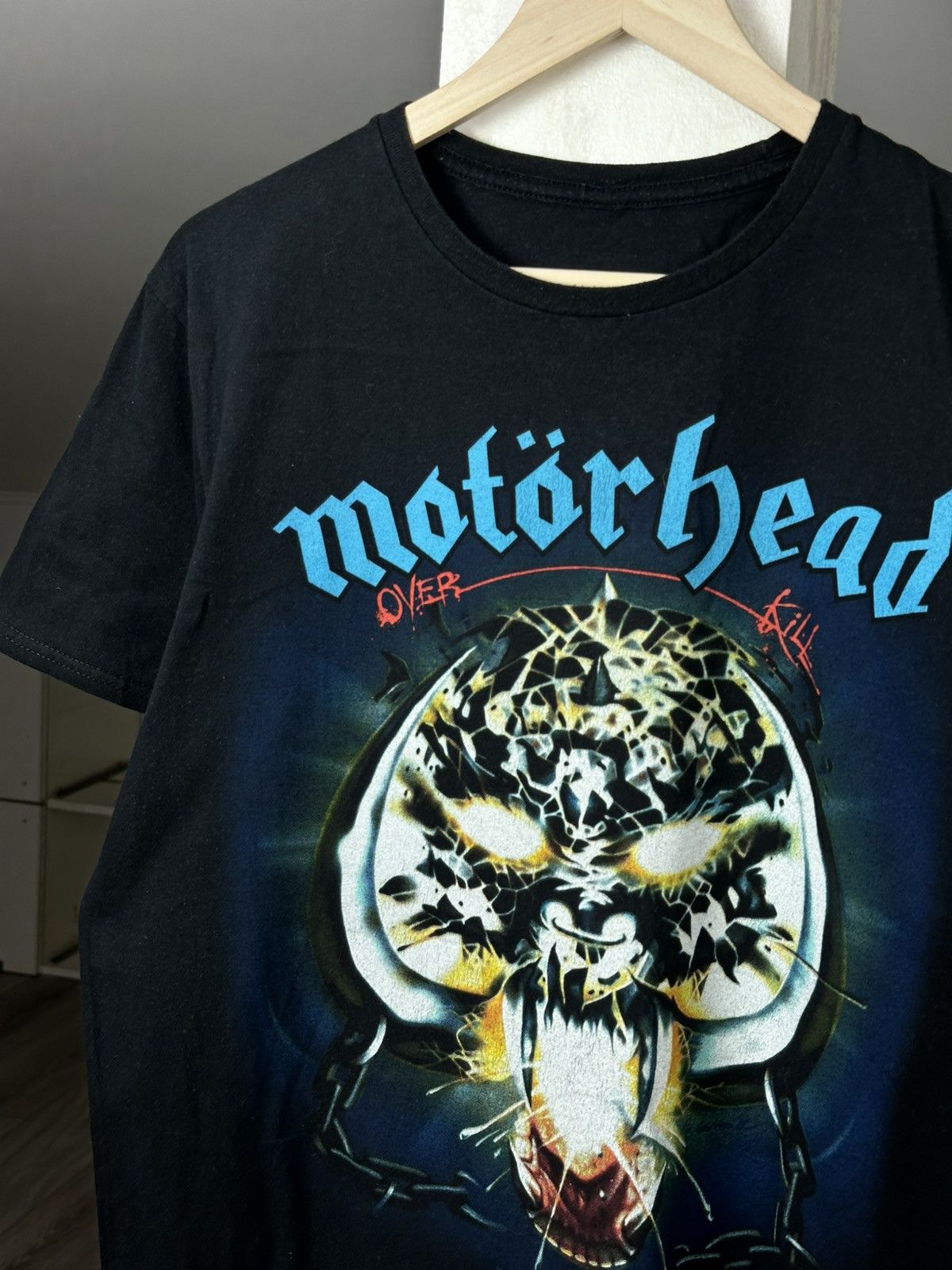 Band Tees Vintage Motörhead Over Kill Black Tee Size US M / EU 48-50 / 2 - 2 Thumbnail