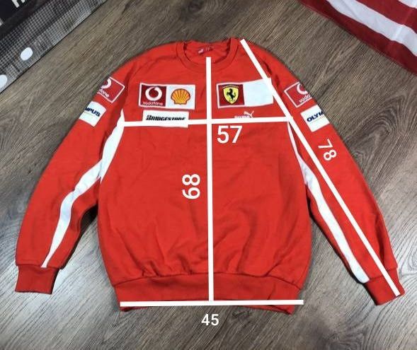 Ferrari × Puma × Vintage Puma Ferrari Vintage Sweatshirt Size M Size US M / EU 48-50 / 2 - 1 Thumbnail