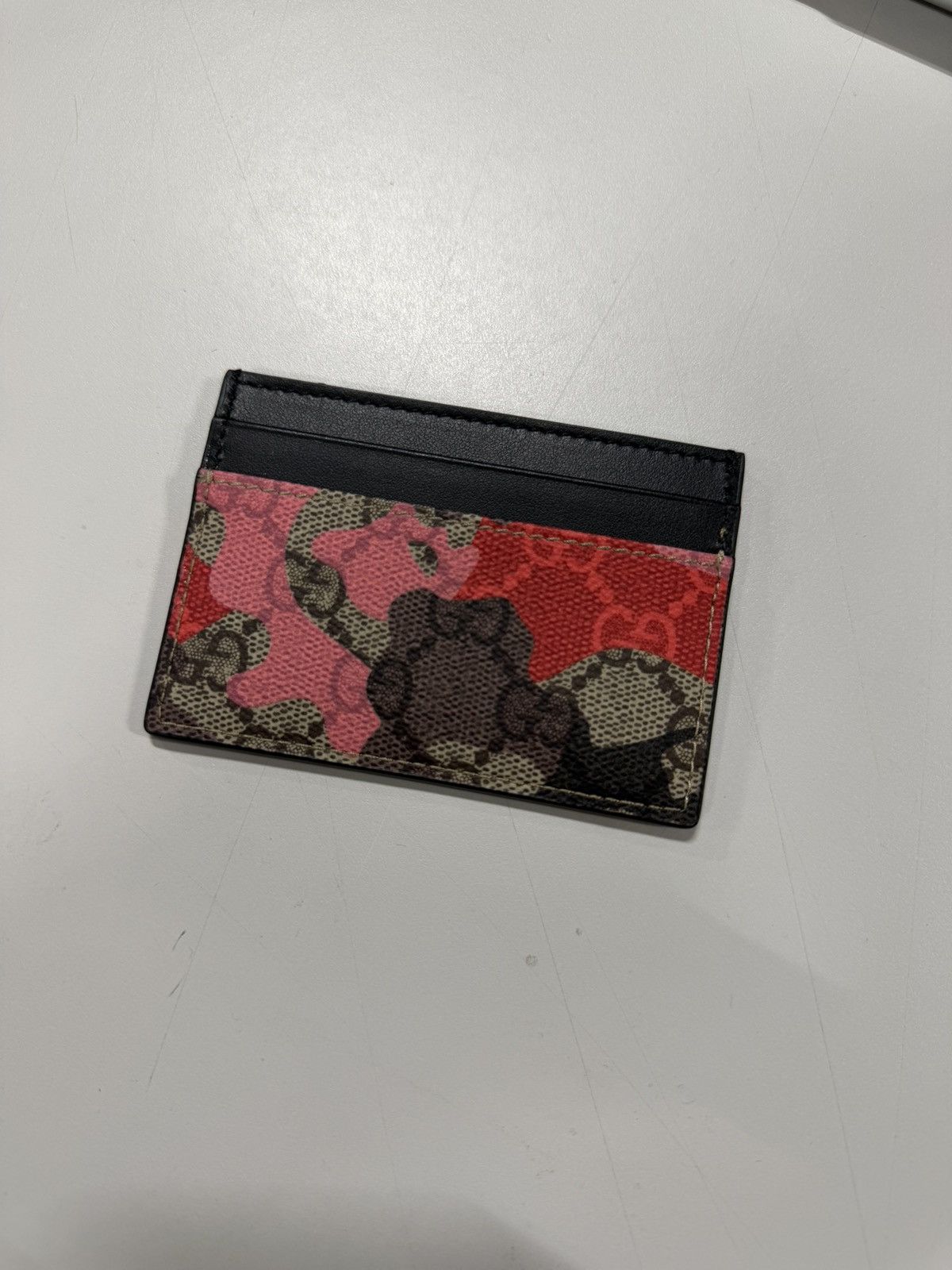 Gucci Gucci GG Camo Card Holder NEW 350$ Size ONE SIZE - 1 Thumbnail