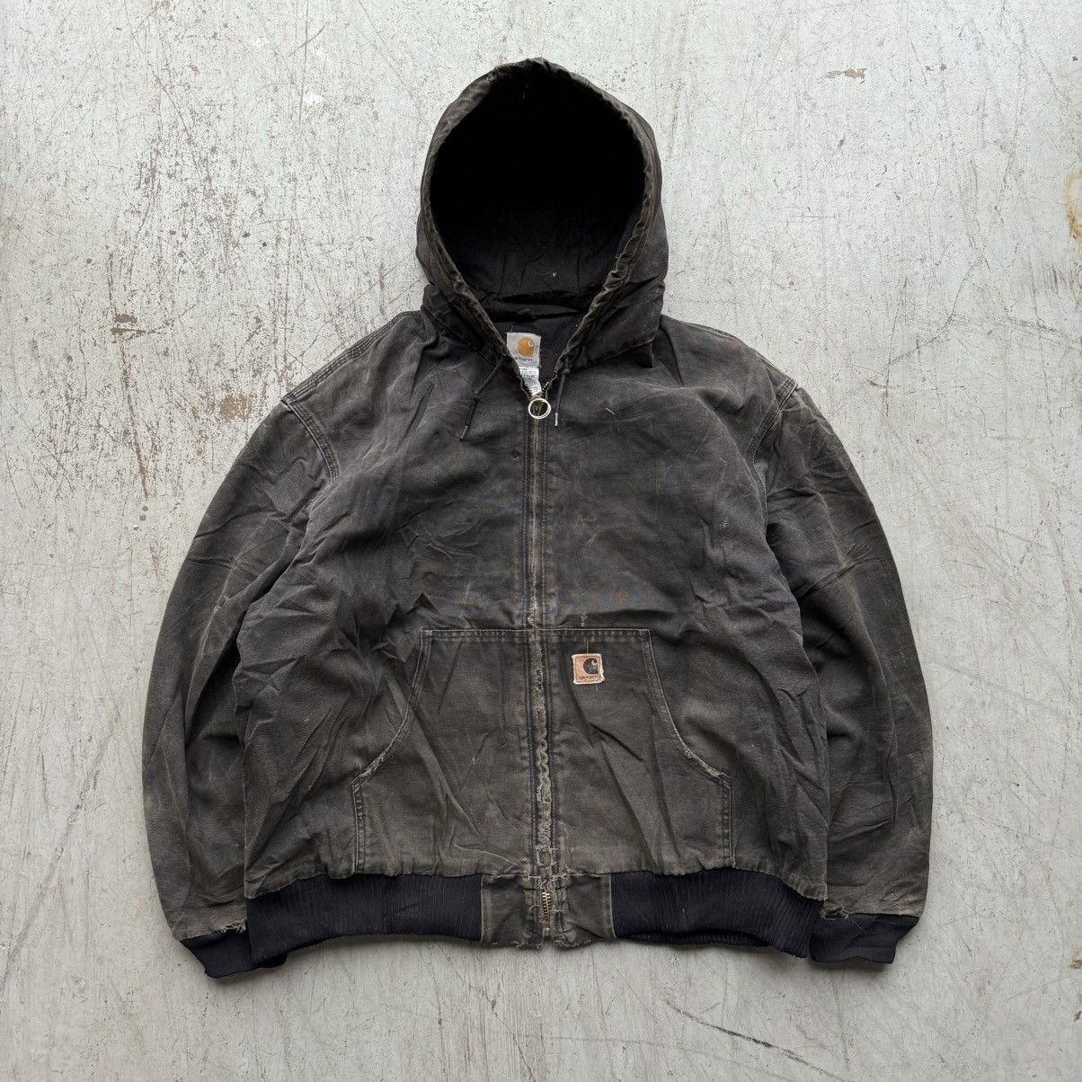 Carhartt × Vintage Vintage Carhartt Black Faded Distressed