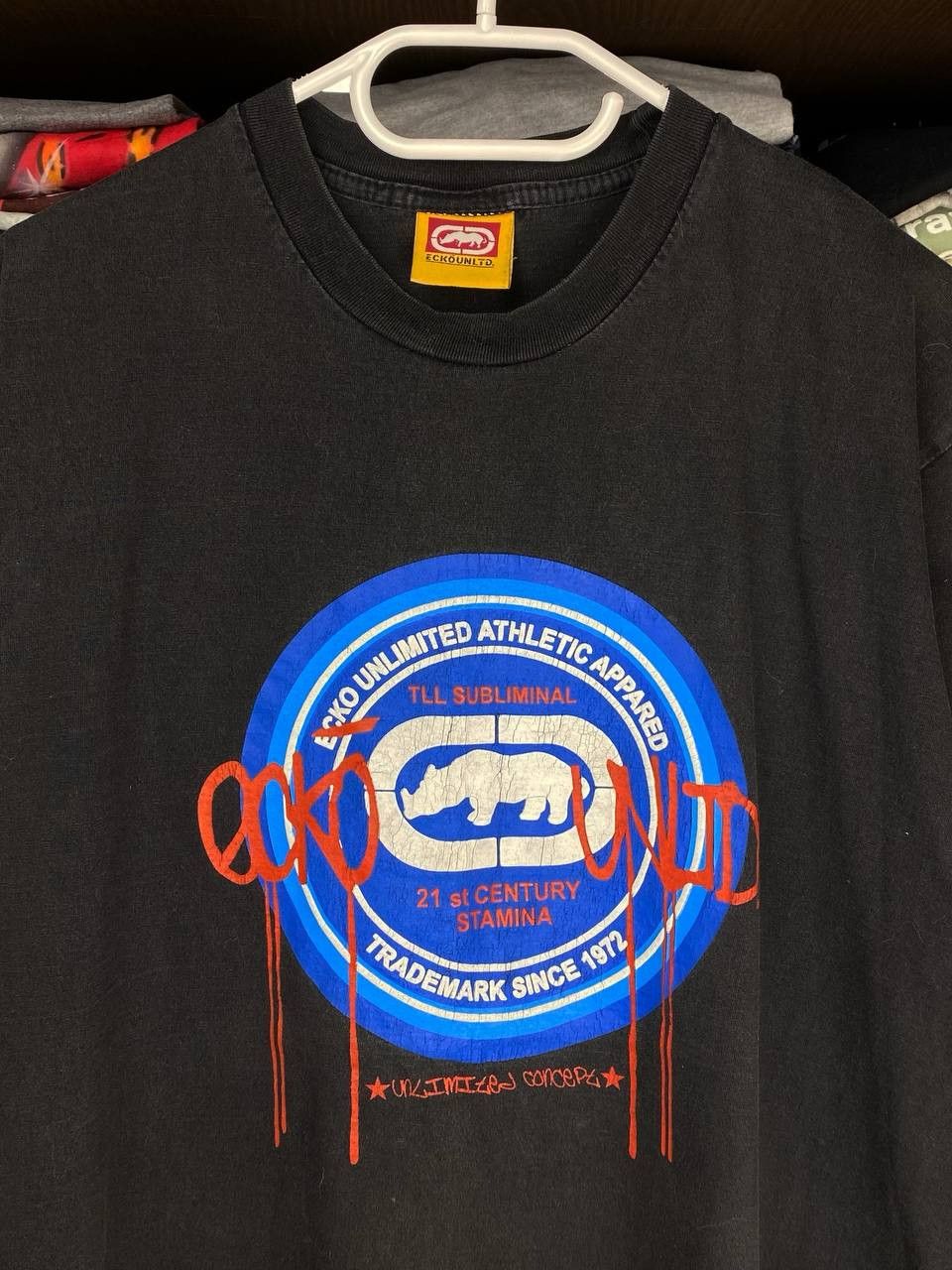 Ecko Unltd. × Vintage Vintage Ecko Unltd. 00s Rhino Unlimited Concept Graphic Tee Size US L / EU 52-54 / 3 - 5 Thumbnail