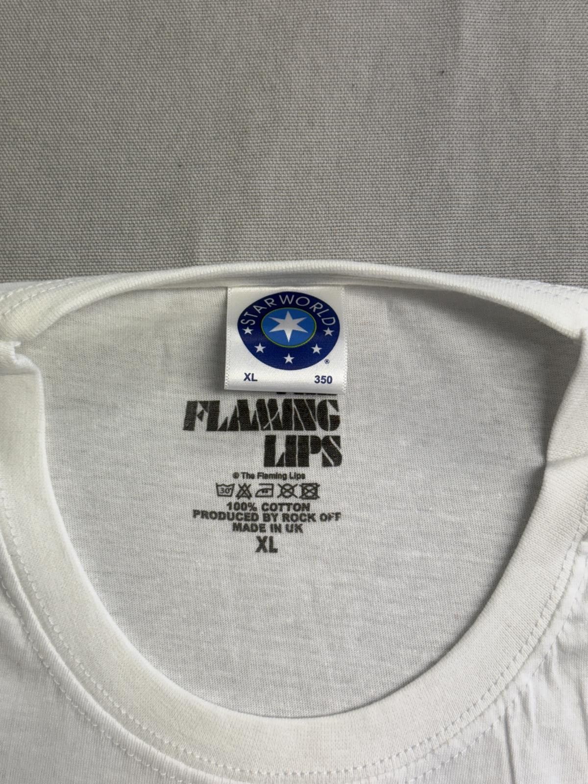 Designer Flaming Lips Band T-shirt Wayne Coyne Peace & Punk Rock XL Size US XL / EU 56 / 4 - 2 Thumbnail