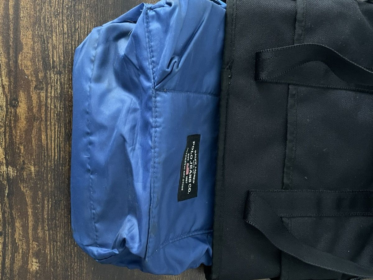 Polo Ralph Lauren Vintage Polo Ralph Lauren 00’s Tote Y2K Bag Black Nylon RARE Size ONE SIZE - 7 Thumbnail