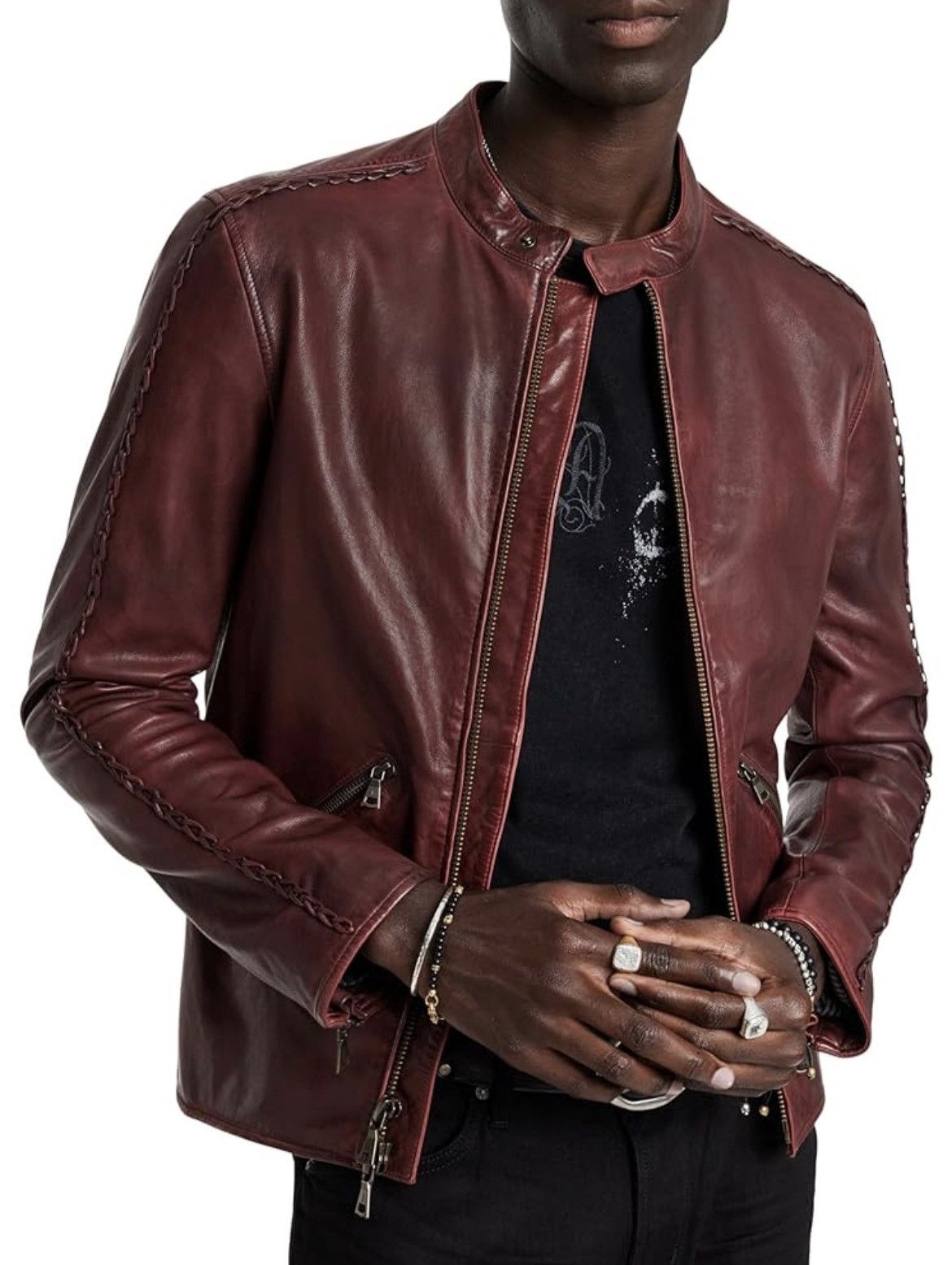John Varvatos Reynolds racer jacket Size EU 50 USA 40 Size US M / EU 48-50 / 2 - 9 Thumbnail