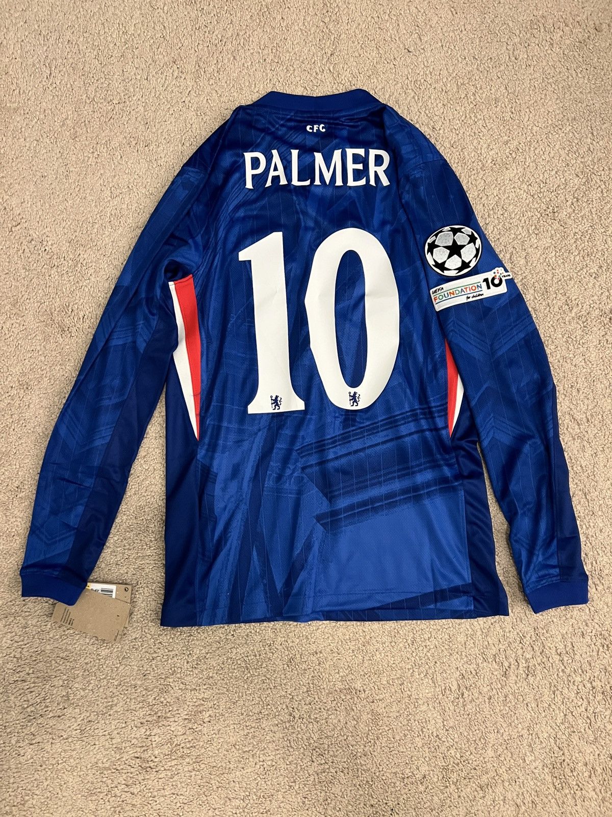 Chelsea Soccer Cole Palmer Chelsea Nike Home Long Sleeve Shirt 2025-2026 Size US S / EU 44-46 / 1 - 1 Thumbnail