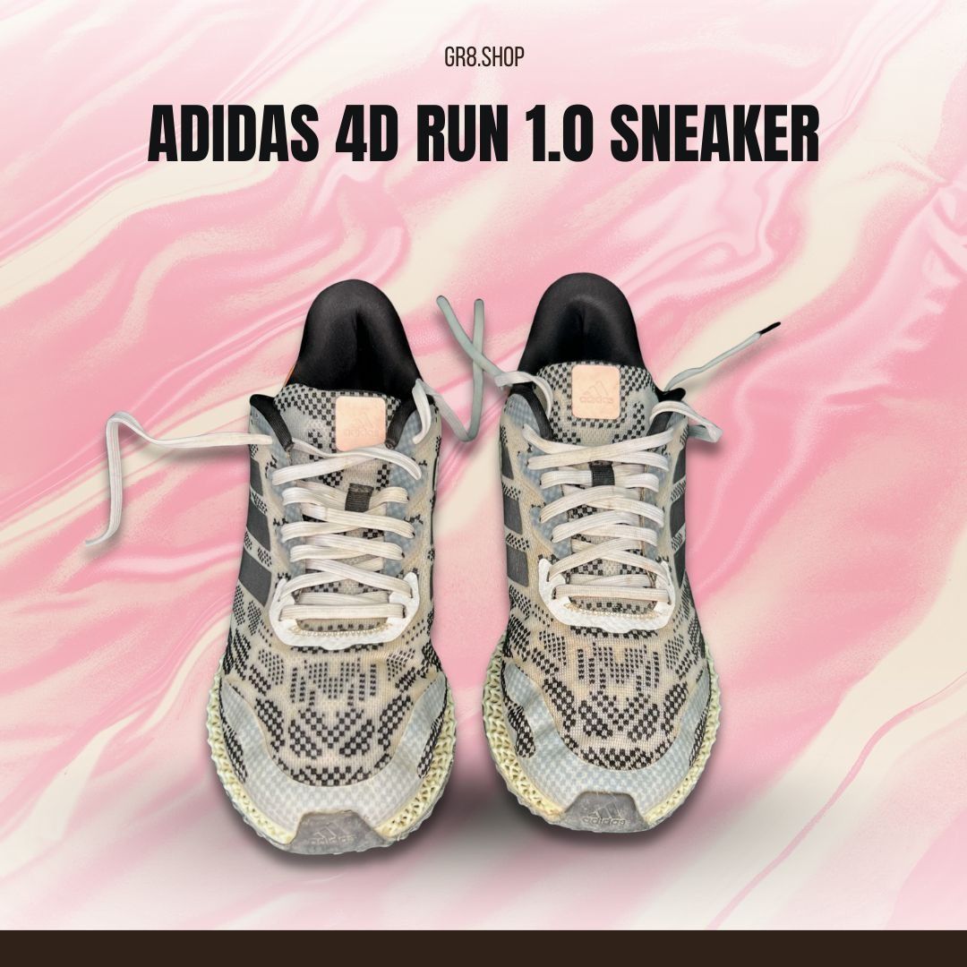 Adidas Adidas 4D Run 1.0 Sneakers Size 9 Beige & Black Lightweight Size US 9 / EU 42 - 1 Thumbnail