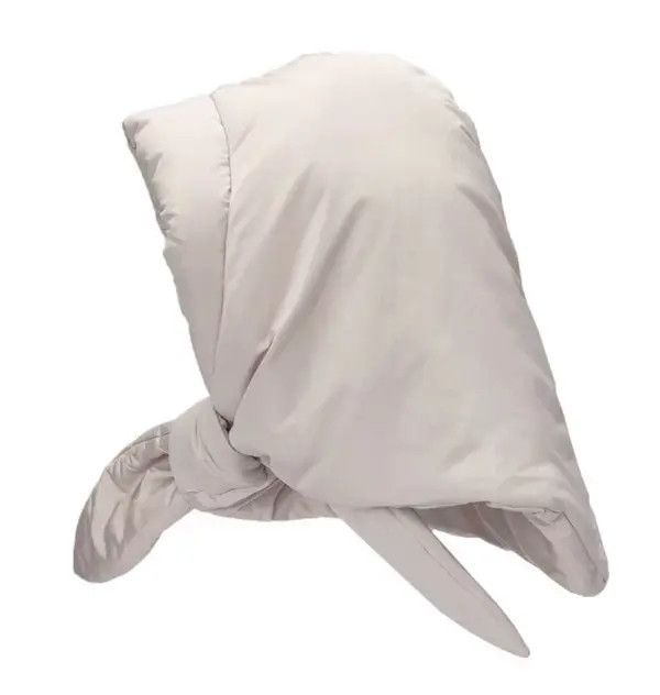 Japanese Brand Avant garde puffer self-tie trapper hat aviator beanie cap Size ONE SIZE - 6 Thumbnail
