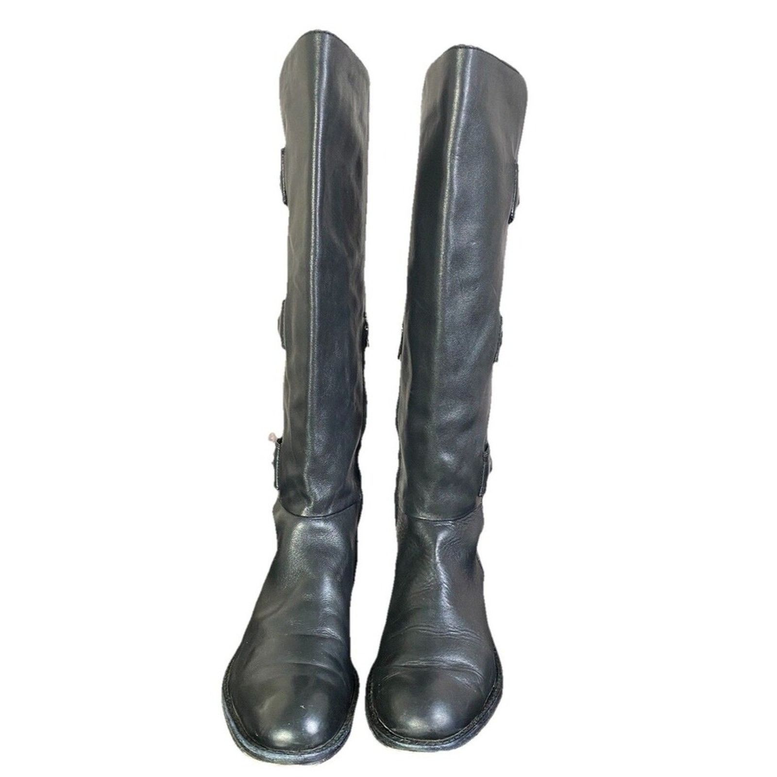 Coach Coach MAPLE A7136 Calf Leather Black Tall Boots BLACK 8.5 Size US 8.5 / IT 38.5 - 1 Thumbnail