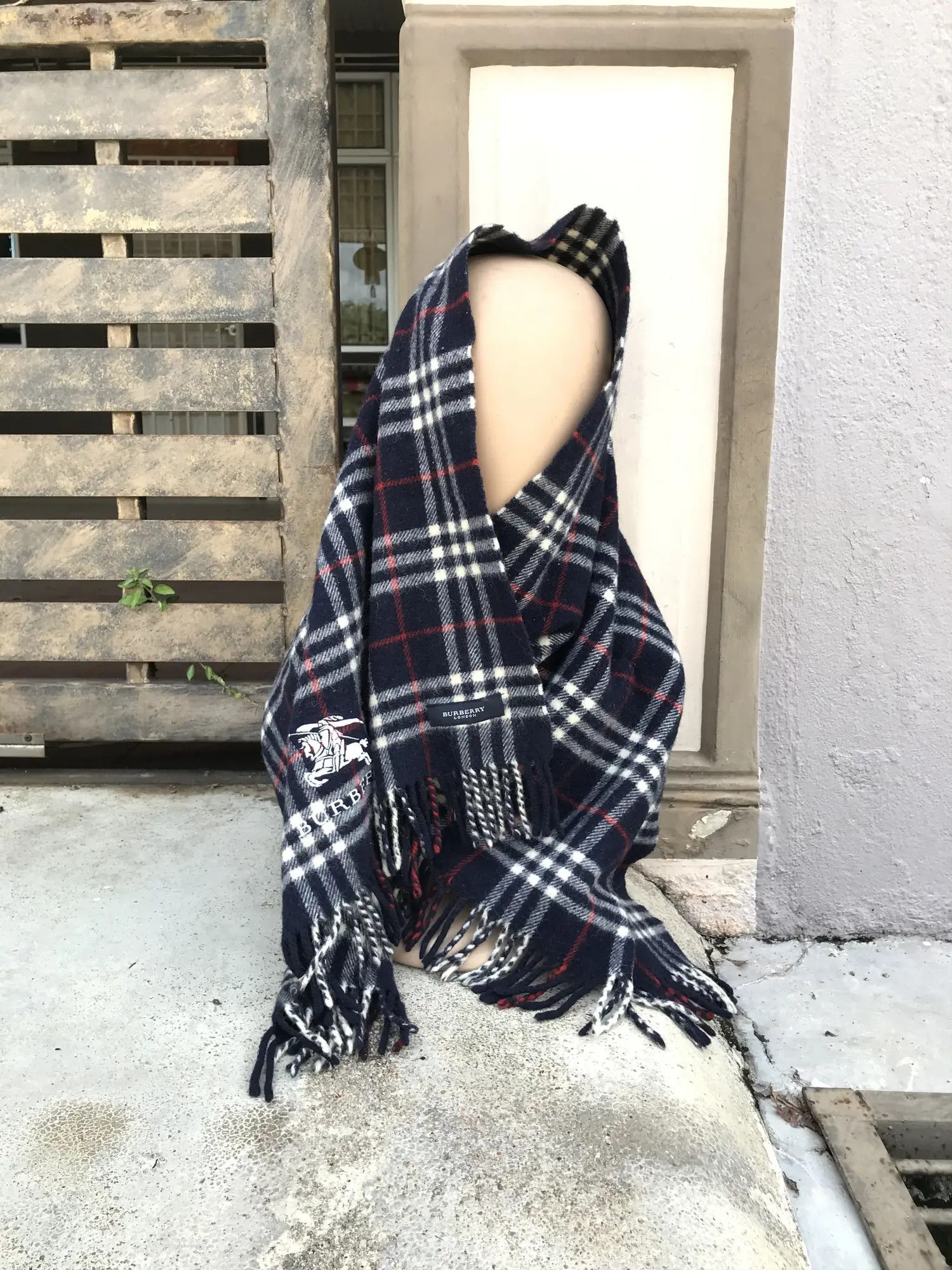 Burberry Burberry Novacheck Scarf Wool Size ONE SIZE - 2 Thumbnail
