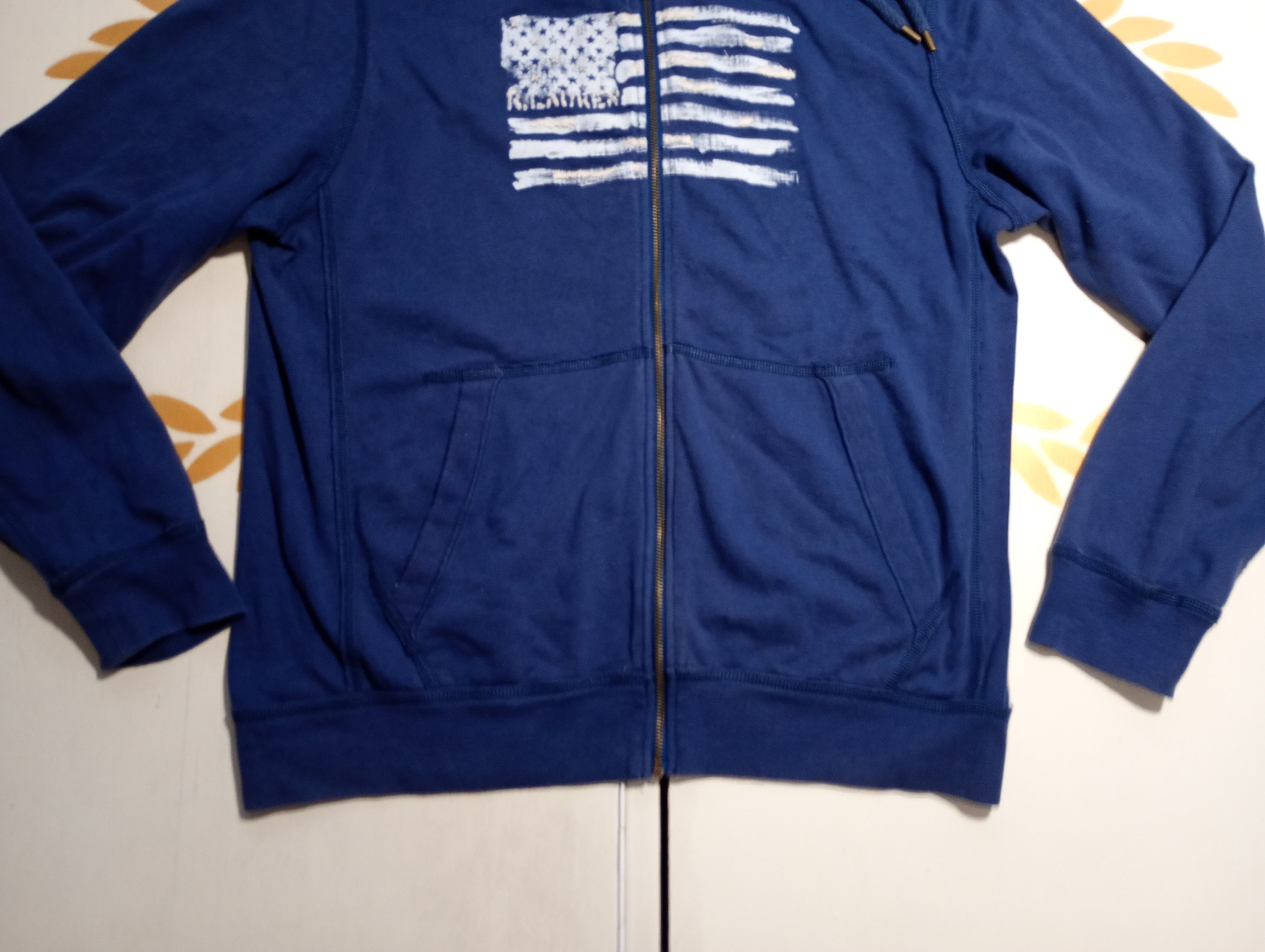 Ralph Lauren Ralph Lauren Polo Jeans USA Flag Hoodie Size US XL / EU 56 / 4 - 4 Thumbnail