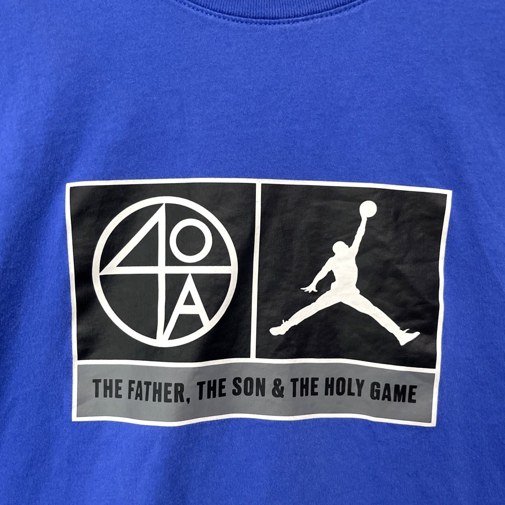 Jordan Brand Air Jordan Shirt Mens XL Blue Spike Lee 40 Acres Jumpman Basketball Movie Tee Size US XL / EU 56 / 4 - 4 Thumbnail