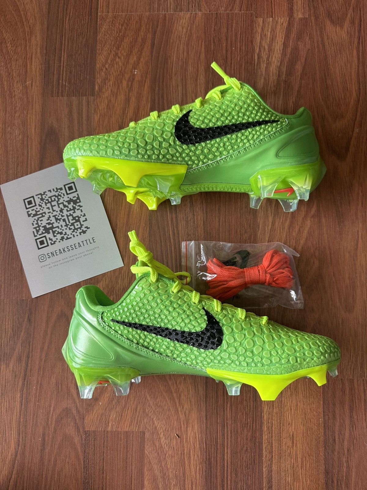 Nike Nike Vapor Edge Kobe 6 SE Grinch Size 6.5M/8W FQ7645-300 Size US 6.5 / EU 39-40 - 2 Thumbnail
