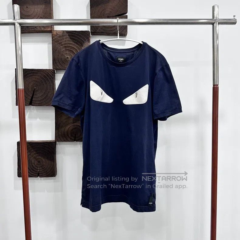 Fendi Fendi Bag Bugs Monster Eye Pattern Short Sleeve T-Shirt Size US M / EU 48-50 / 2 - 1 Thumbnail