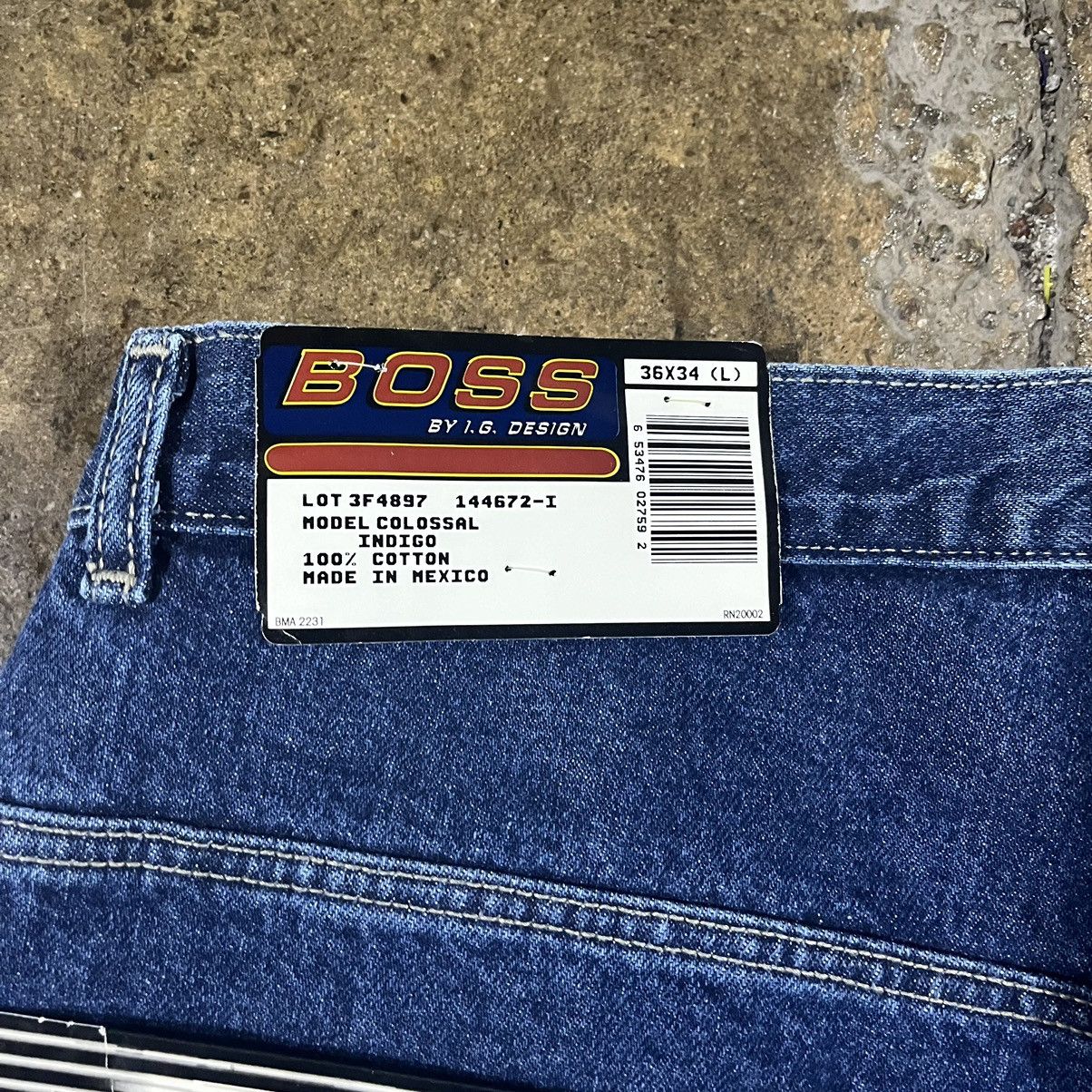 JNCO Crazy Vintage Y2K Boss Jeans Baggy Utility Skater Wide Leg Size US 34 / EU 50 - 6 Thumbnail