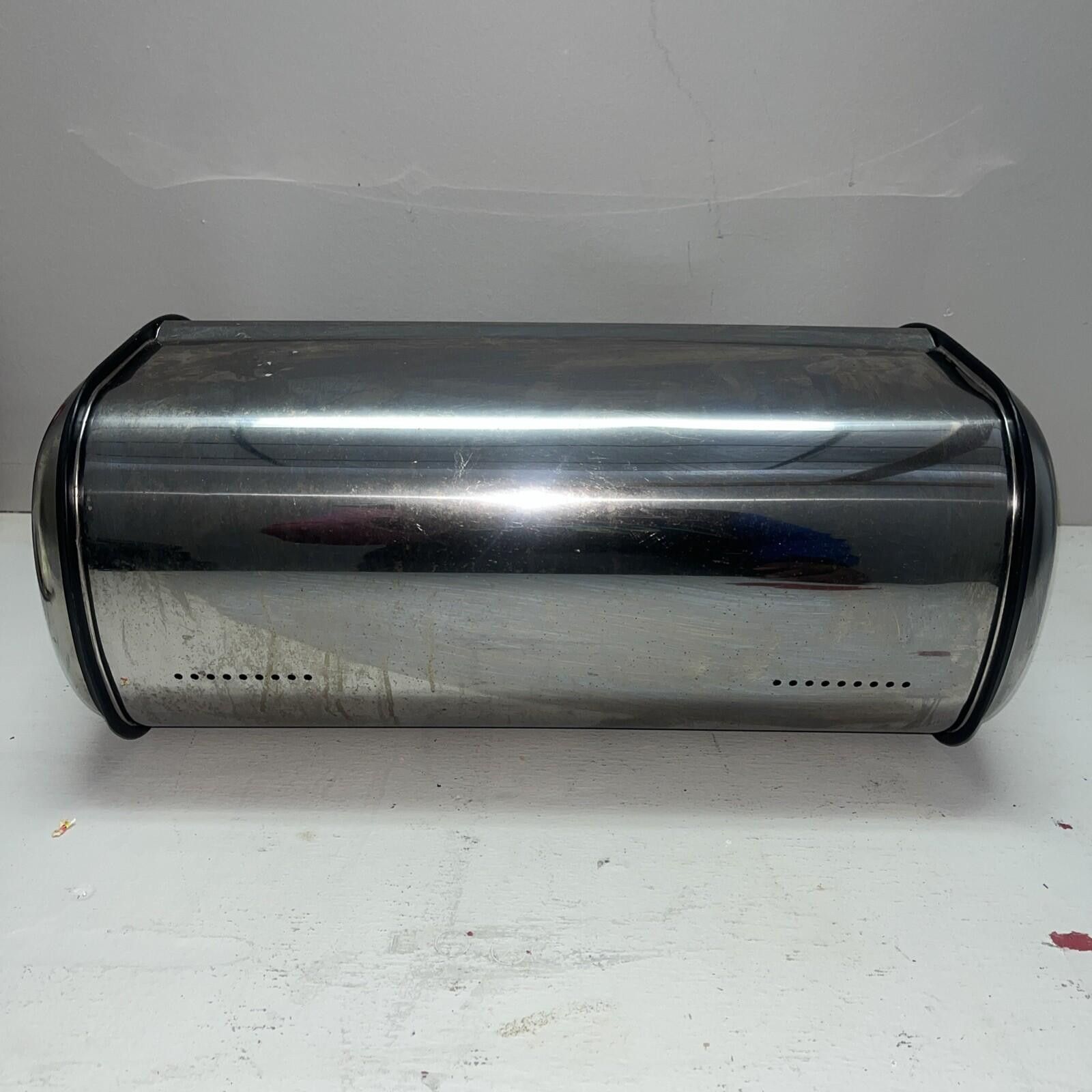 Other Retro Sliding Door Metal Bread Box Simpli Magic USED/GOOD Size ONE SIZE - 4 Thumbnail