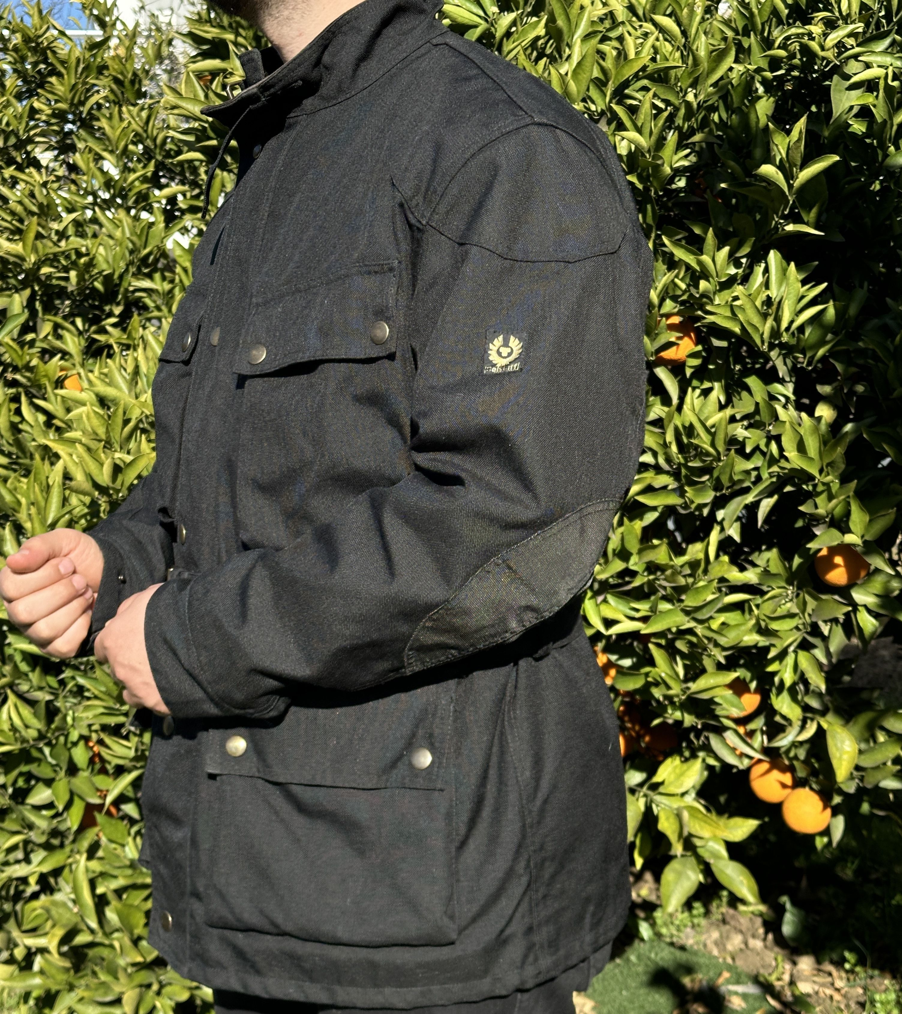 Belstaff Knit Belstaff Biker Motorcycle Rider Double Jacket Size L Size US L / EU 52-54 / 3 - 7 Thumbnail